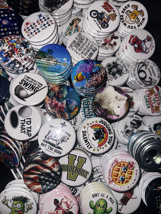 2.25 BOTTLE OPENERS magnetsbykathi