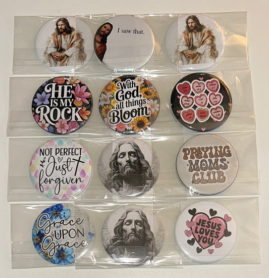 Jesus Loves You Mirrors Set magnetsbykathi