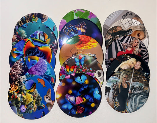 Bulk Custom Photo Drink Coasters 100 Personalized magnetsbykathi