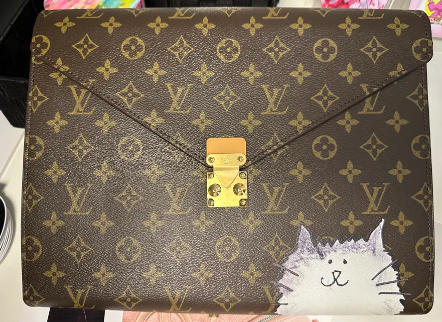 Mark Business Laptop Folder magnetsbykathi