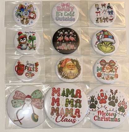 Meowy Christmas Mirrors Set magnetsbykathi