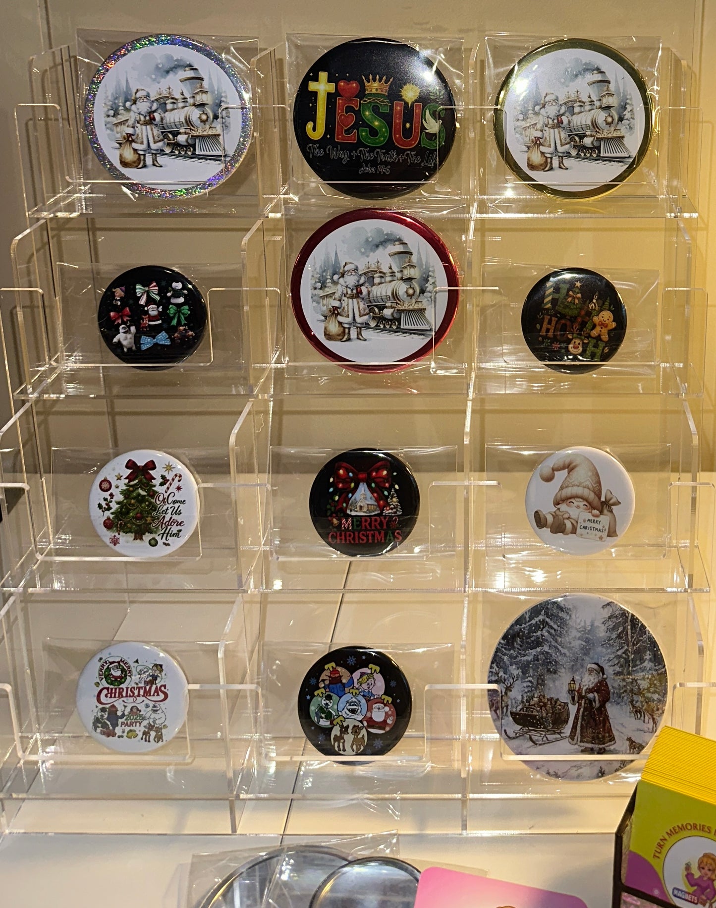 Christmas is Here Mirrors Set magnetsbykathi