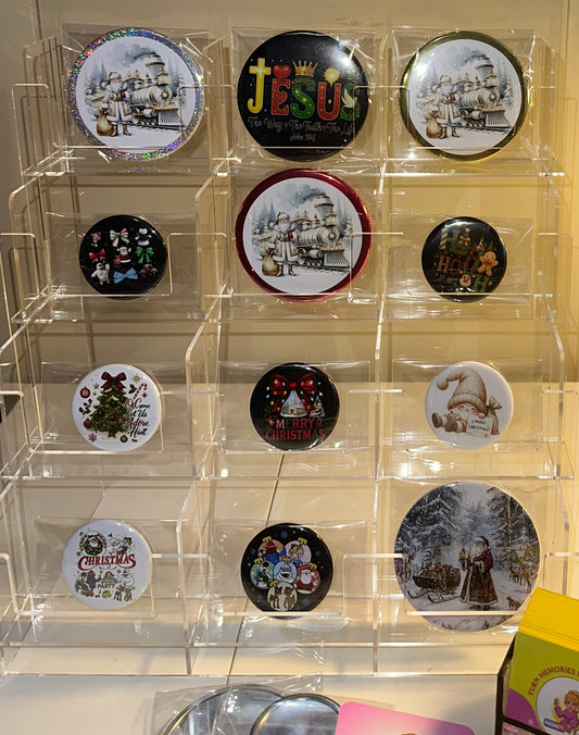 Christmas is Here Mirrors Set magnetsbykathi