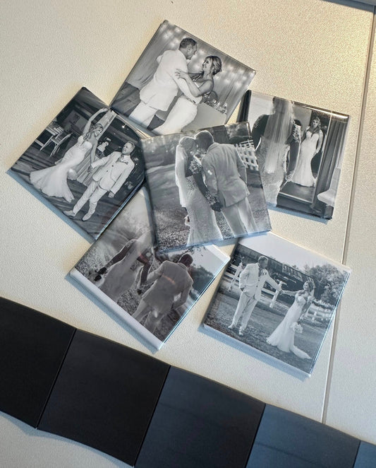 Bulk Custom Photo Drink Coasters 100 Personalized magnetsbykathi