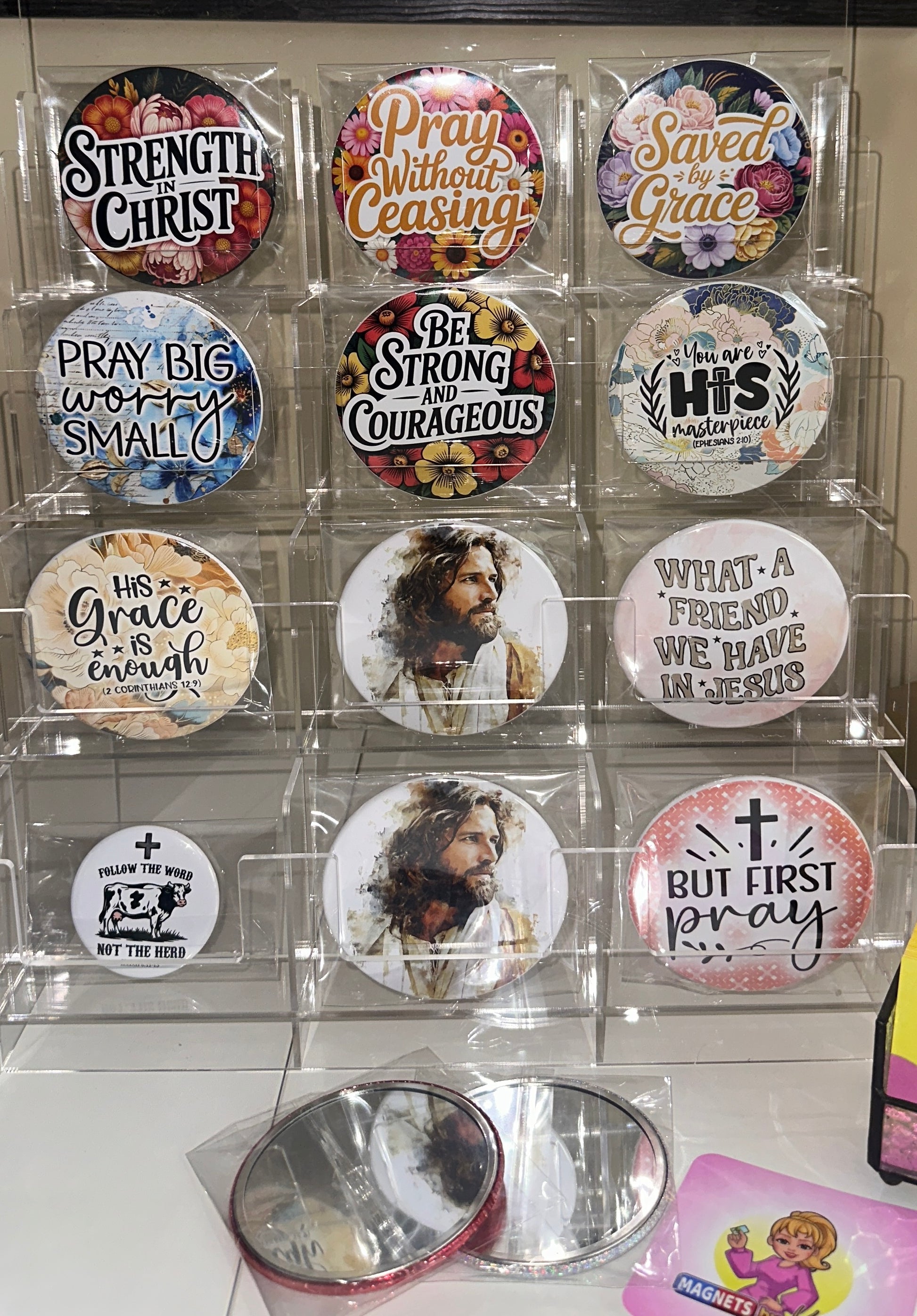 Keep Going Keep Growing Mirrors Set magnetsbykathi