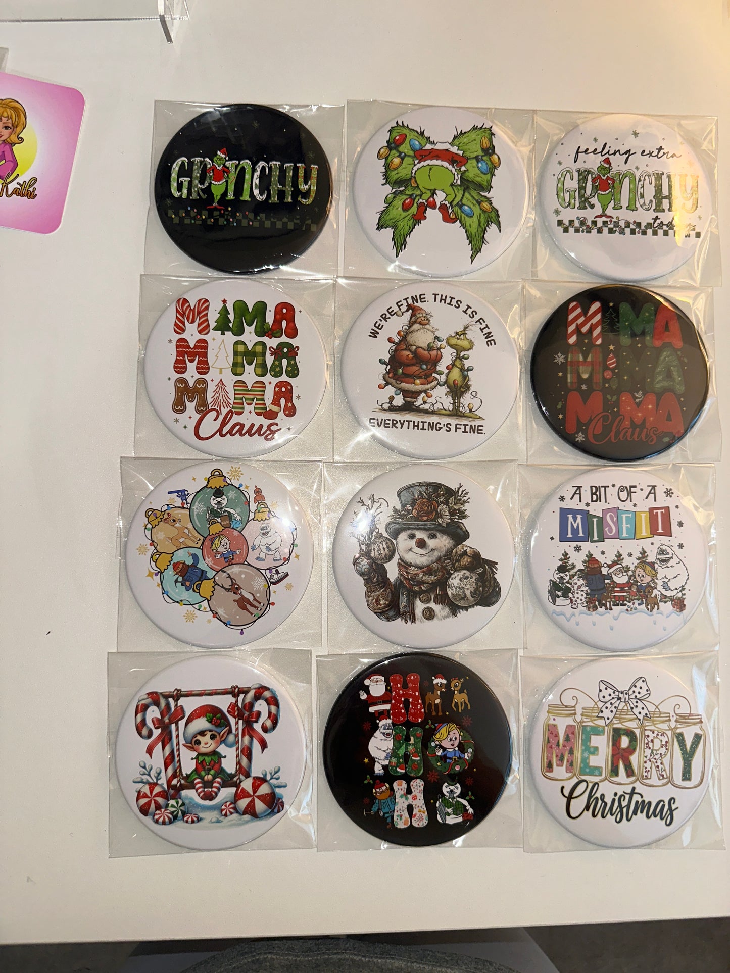 Mama Claus Mirrors Set magnetsbykathi