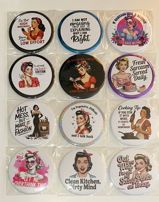 Let Me Overthink Mirrors Set magnetsbykathi