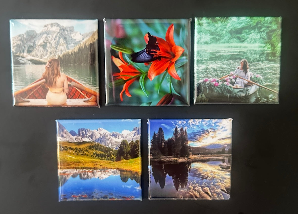 2X2 Square Custom Photo Magnets
