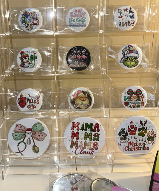 Meowy Christmas Mirrors Set magnetsbykathi