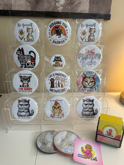 Sorry Not Sorry Mirrors Set magnetsbykathi