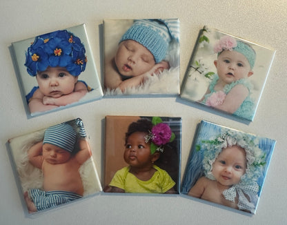 2X2 Square Custom Photo Magnets