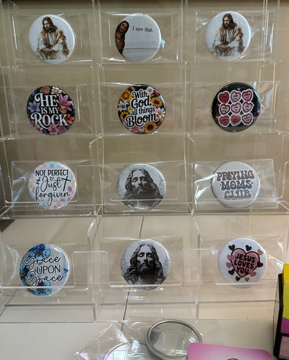 Jesus Loves You Mirrors Set magnetsbykathi