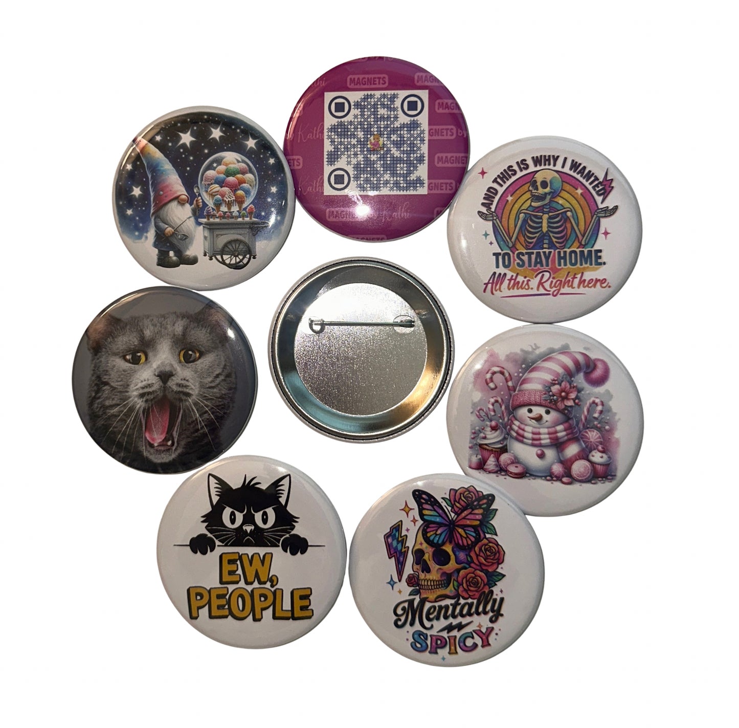 2.25 BUTTONS magnetsbykathi