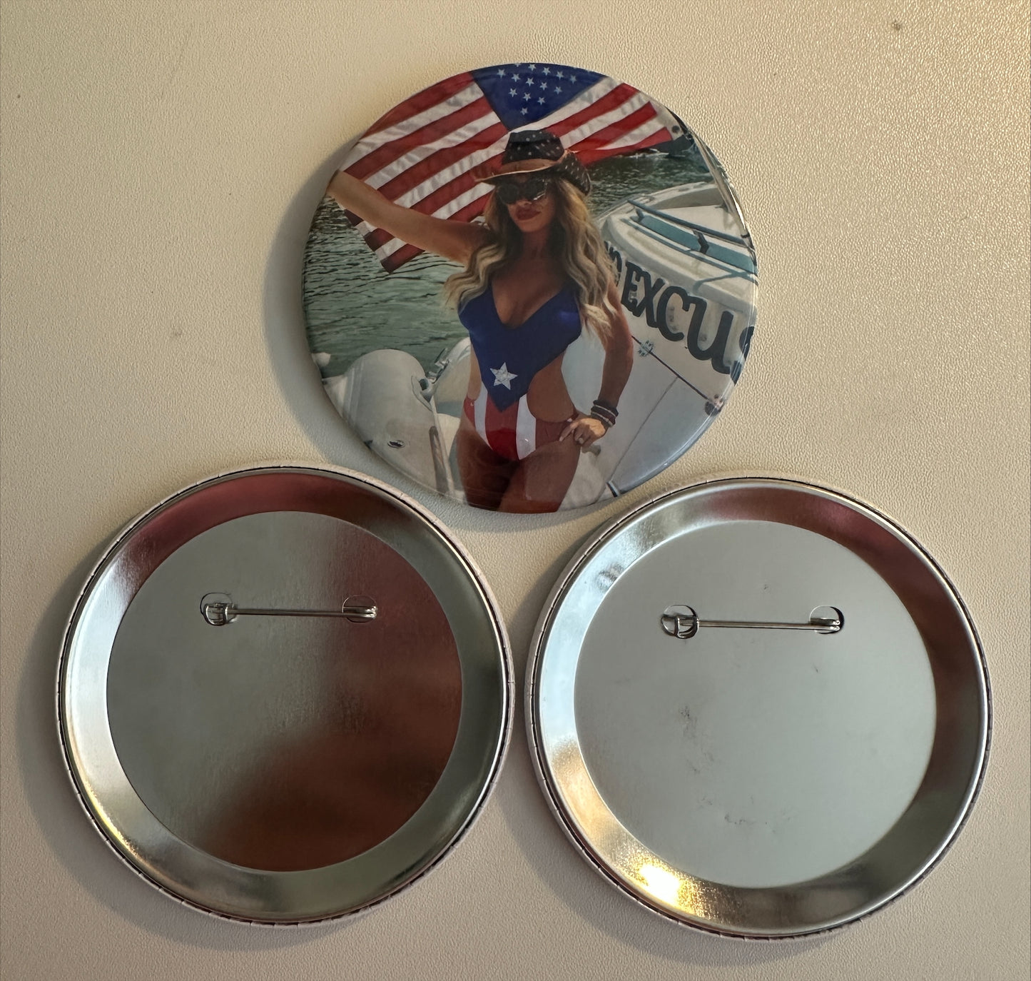 2x2 and 3.5 x 3.5 Personalized Buttons