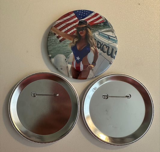 2x2 and 3.5 x 3.5 Personalized Buttons