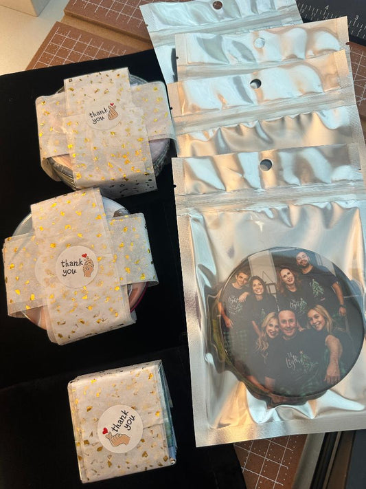 Bulk Custom Photo Drink Coasters 100 Personalized magnetsbykathi