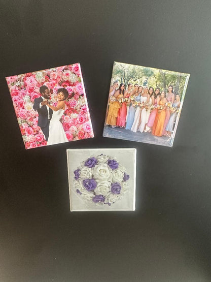 2X2 Square Custom Photo Magnets