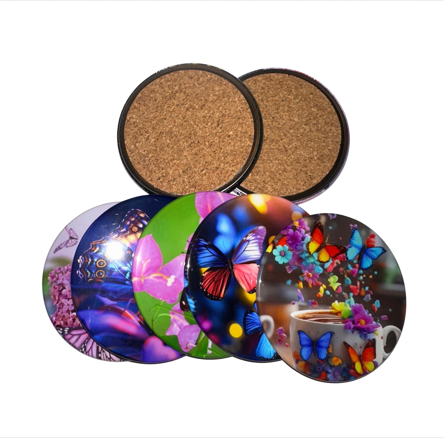 3.5" Drink Coasters Custom Set of Five magnetsbykathi