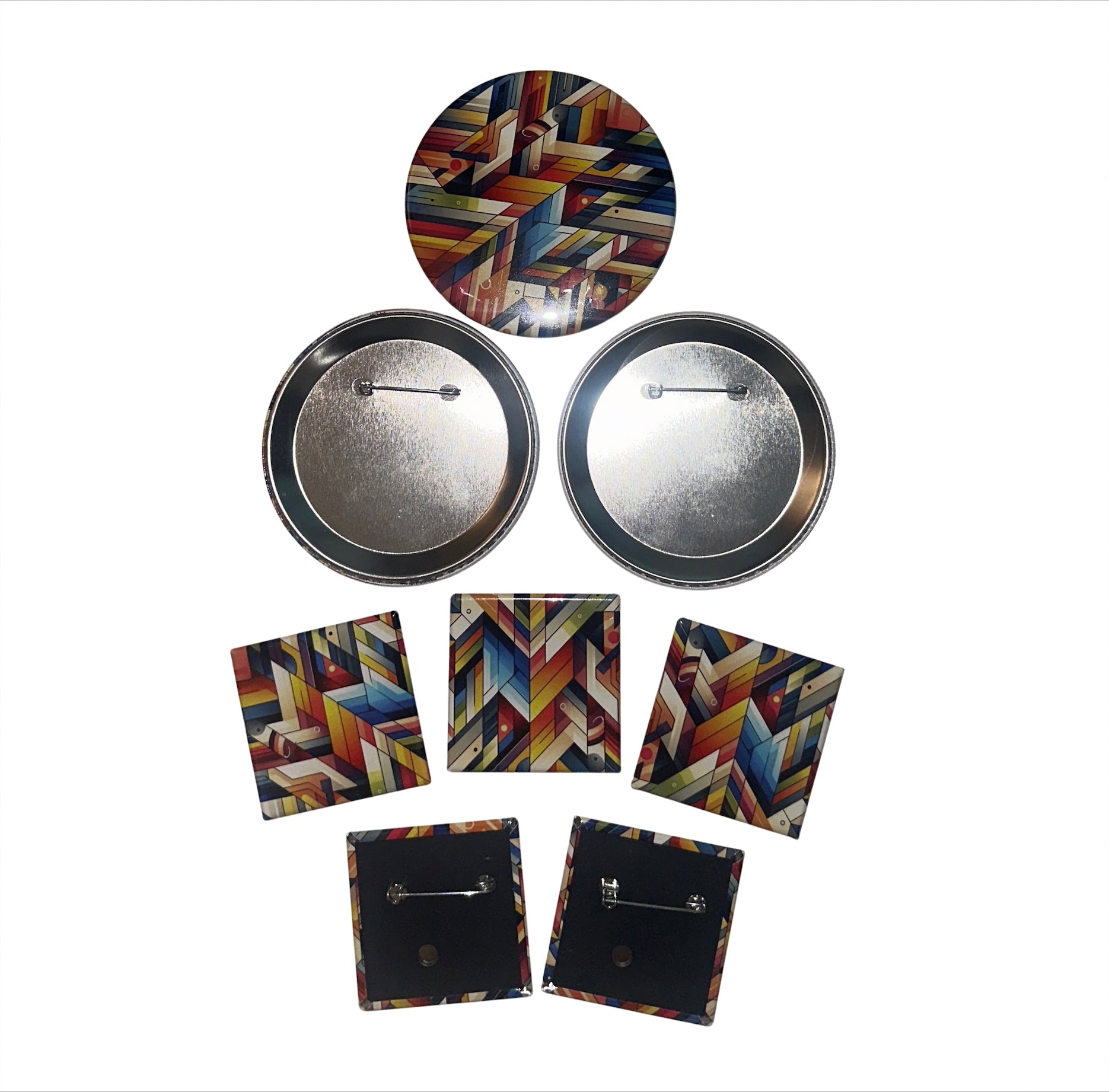 2x2 and 3.5 x 3.5 Personalized Buttons magnetsbykathi